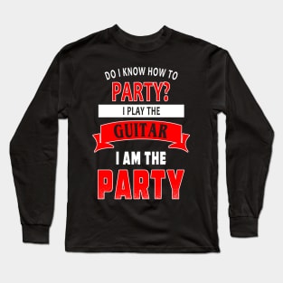 Guitar Party Long Sleeve T-Shirt